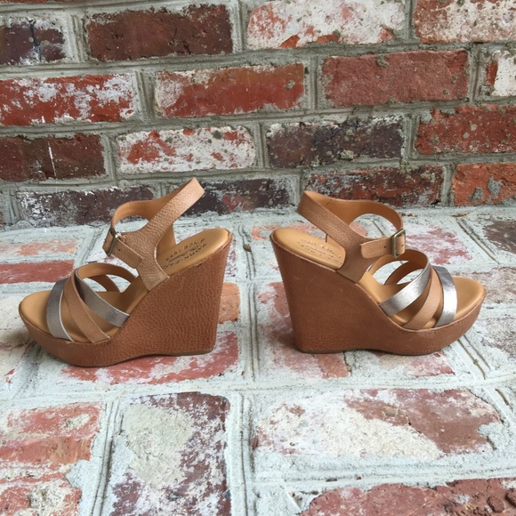 Kork Ease Tan Platform Wedge 8 - Picture 3 of 7